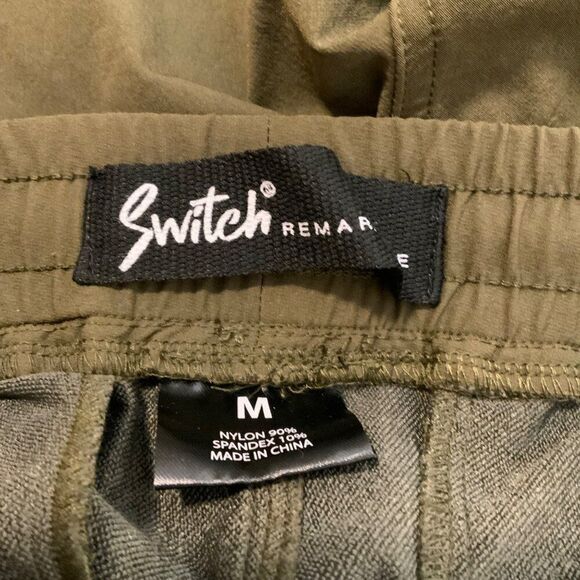 Switch Remarkable Men’s Olive Green Tech Twill Jogger Medium New - Picture 10 of 11